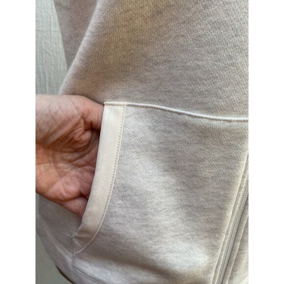 T By Talbots Vest Full Zip Mock Neck Fleece Lined Women's Size XS Ivory Cream - Picture 3 of 16